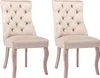 okwish Lot de 2 chaises salle à manger à 4 pieds, dossier Voir les images du produit 10
