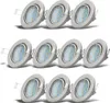 6x LED vestavné bodové svítidlo otočné bílé GU10 stropní Náhled obrázku produktu 1