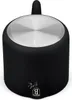 A product shot of the bottom of a black milk cooker. Produktbild-Vorschau