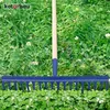 KOTARBAU® Hrablo na lístie 49 cm Kovové hrablo na trávu a Náhľad obrázku produktu 7