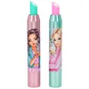 Two lip balm-like erasers with cartoon illustrations of girls and cats. Produktbild-Vorschau