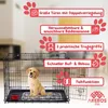 AREBOS Klatka dla psa 107x71x77,5 cm składana skrzynia Podgląd zdjęcia produktu 3