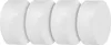 Four white cylindrical dehumidifier refills are lined up side-by-side against a white background. Anteprima dell’immagine prodotto