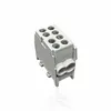 A close-up studio shot of a gray electrical terminal block against a white background. Produktbild-Vorschau