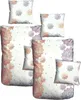 Baumwolle Satin Bettwäsche Ornamente Weiß Lila Orange Produktbild-Vorschau 1
