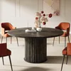 Tribesigns runder Esstisch,120 cm, für 4–6 Personen, Produktbild-Vorschau 5