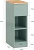SoBuy Nachttisch schmal Nachtschrank kleiner Beistelltisch Produktbild-Vorschau 7