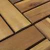 XMTECH 11 kusů dřevěných dlaždic klikněte dlaždice terasa Náhled obrázku produktu 9