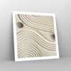 Poster - Poster ohne Rahmen - Steine Figuren Sand - 60x60 Produktbild-Vorschau 7