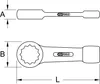 KS Tools 517.192, Chrom-Molybdän-Stahl, 120 mm, DIN 7444, Produktbild-Vorschau 2