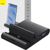 Baseus Mate Telefon-Dockingstation USB Type C HUB schwarz Produktbild-Vorschau 1