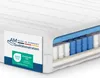 A cutaway view of a mattress showing its internal structure. Produktbild-Vorschau