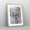 Gerahmtes Poster - Rahmen in heller Eiche - Acryl Stadt Produktbild-Vorschau 8