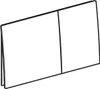 Geberit 115.622.QF.1, Spülplatte, Geberit, 250 mm, 23 mm, Produktbild-Vorschau 2