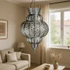 Lampada a sospensione orientale argento 45cm | Lampada Anteprima dell’immagine prodotto 2