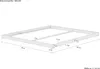 Extra flaches Futonbett 180x200 Kiefer lackiert Ehebett Produktbild-Vorschau 7