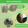 Diagram showing how an automatic solar drip irrigation system works, with close-ups of roots and a solar panel. Produktbild-Vorschau