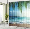 Abakuhaus, Palmen Tropical Island Duschvorhang, 175x200 cm Produktbild-Vorschau 2