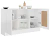 vidaXL Príborník biely 120x30,5x70 cm Materiál dreva Náhľad obrázku produktu 7
