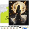 Oh Art  Peinture par numéros Adulte - "Femme avec lune" - Voir les images du produit 1