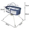 2 in 1 Beistellbett Baby mit Matratze,Faltbares Produktbild-Vorschau 6