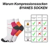 OKWISH 9 Paar Kompressionssocken Kurzsocken Wandersocken Produktbild-Vorschau 7