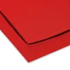 A close-up view of a red cushion with a visible zipper. Produktbild-Vorschau