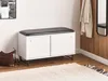 BELIANI Skriňa na topánky, biela, MDF, 2 priehradky, s Náhľad obrázku produktu 2