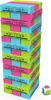 A stack of colorful building blocks with cartoon faces and a small dice next to it. Anteprima dell’immagine prodotto