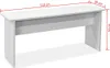set da pranzo 3 pezzi Tavolo e panche in legno bianco Anteprima dell’immagine prodotto 8