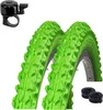 2 x Roverstone 26" Fahrradreifen Fahrradmantel grün 57-559 Produktbild-Vorschau 1