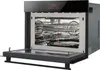 A built-in oven with the door open, showing the interior and control panel. Produktbild-Vorschau