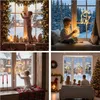 LED Christmas Star Window Lights 2 sztuki ciepłe białe Podgląd zdjęcia produktu 7
