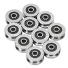10 ks ložisek s V-drážkou Válečková ložiska 4*18*8mm Vodicí Náhled obrázku produktu 1