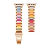 Strap-it Apple Watch Stahl-Harzarmband (Roségold/Bunt) - Produktbild-Vorschau 4