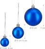 Relaxdays Weihnachtskugeln, 100er Set, Weihnachtsdeko, Produktbild-Vorschau 4