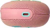 Close-up view of a pink JBL CLIP 5 Bluetooth speaker, showing the USB-C port. Produktbild-Vorschau