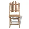 vidaXL Chaises de jardin en bambou 4 pcs. Voir les images du produit 3