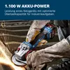 A person wearing protective gloves is using a Bosch angle grinder, creating sparks. Náhľad obrázku produktu