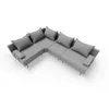 TRADA Gartensofa lounge set Bahama M Grau Gartenmöbel set Produktbild-Vorschau 5