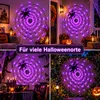 Decoración LED para Halloween: red de arañas de 1 metro, Vista previa de la imagen del producto 8