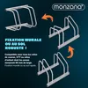 MONZANA® Râtelier 2 vélos métal support de rangement pneu Voir les images du produit 5