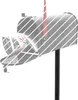 Wiltec Pied de support pour boîte aux lettres design style Voir les images du produit 3