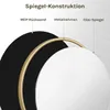 WOLTU Spiegel rund, moderner Wandspiegel Hängespiegel, aus Produktbild-Vorschau 8