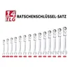 14tlg Gelenk-Ratschenschlüssel-Satz, Ringratschenschlüssel Produktbild-Vorschau 2