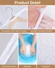 Collage of images showcasing product details of garment bags. Produktbild-Vorschau
