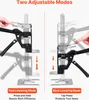 Two adjustable modes of a lifting tool are shown side-by-side, with one demonstrating fast lowering and the other slow lowering. Produktbild-Vorschau