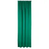 A single green curtain hanging vertically against a white background. Produktbild-Vorschau