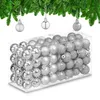 Lot de 96 boules de Noël Relaxdays, boules scintillantes, Voir les images du produit 1