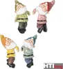 Gartenzwerg-Topfanhänger Kunststein Produktbild-Vorschau 2